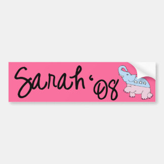 Autocollant De Voiture Adhésif pour pare-chocs rose de Sarah 08
