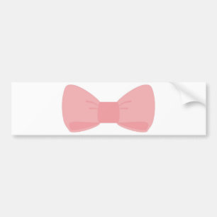Autocollant De Voiture Adhésif pour pare-chocs rose doux d'arc