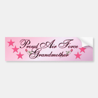 Autocollant De Voiture Adhésif pour pare-chocs rose et fier de grand-mère