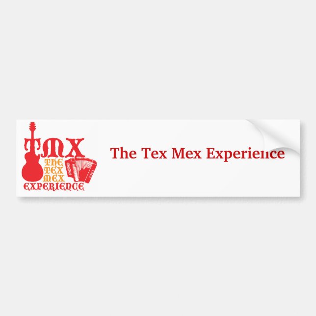 Autocollant De Voiture Adhésif pour pare-chocs rouge de TMX (Devant)