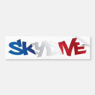 AUTOCOLLANT DE VOITURE ADHÉSIF POUR PARE-CHOCS SKYDIVE FRANCE