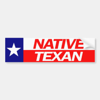 Autocollant De Voiture Adhésif pour pare-chocs TEXAN INDIGÈNE