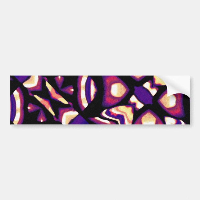 Autocollant De Voiture Adhésif pour pare-chocs tribal artistique (Devant)