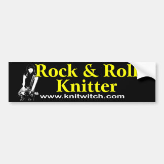 Autocollant De Voiture Adhésif pour pare-chocs - tricoteur de rock