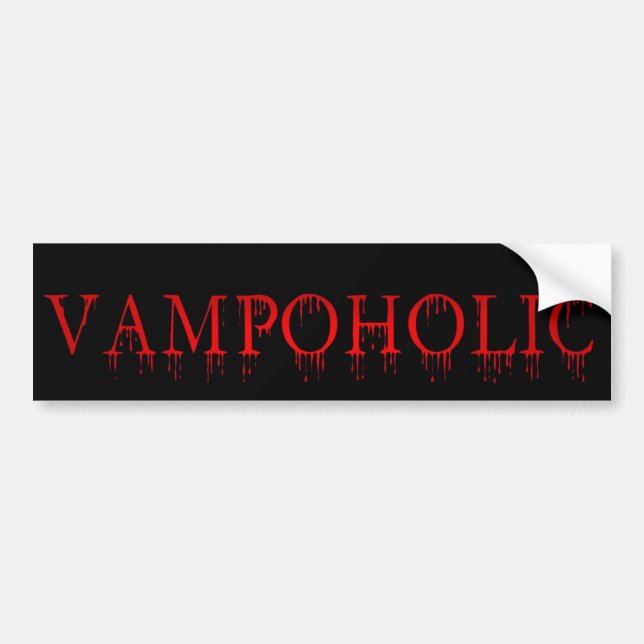 Autocollant De Voiture adhésif pour pare-chocs vampoholic (Devant)