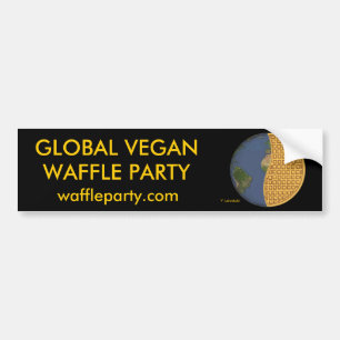 Autocollant De Voiture Adhésif pour pare-chocs végétalien global 1 de