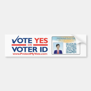 Autocollant De Voiture Adhésif pour pare-chocs - vote OUI sur