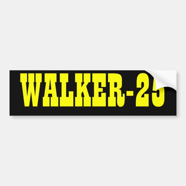 Autocollant De Voiture Adhésif pour pare-chocs WALKER-25 (Devant)