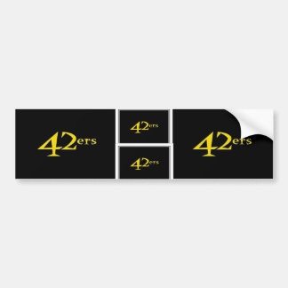Autocollant De Voiture adhésifs pour pare-chocs 42ers