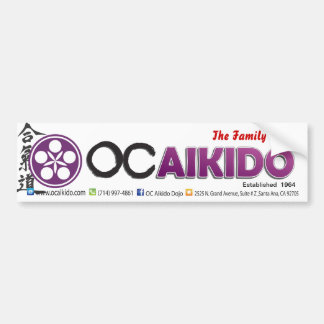 Autocollant De Voiture Adhésifs pour pare-chocs d'Aikido de Comté