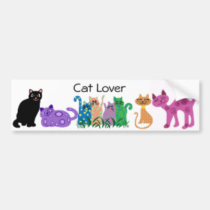 Autocollant De Voiture Adhésifs pour pare-chocs d'amoureux des chats