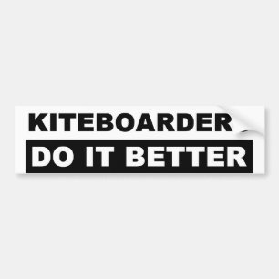 AUTOCOLLANT DE VOITURE ADHÉSIFS POUR PARE-CHOCS DE KITEBOARDING
