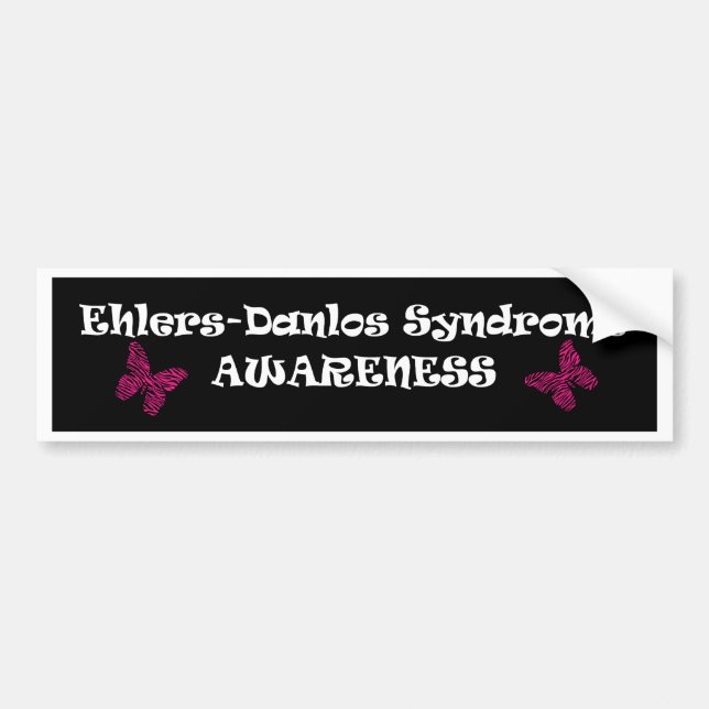 Autocollant De Voiture Adhésifs pour pare-chocs de papillon de conscience (Devant)