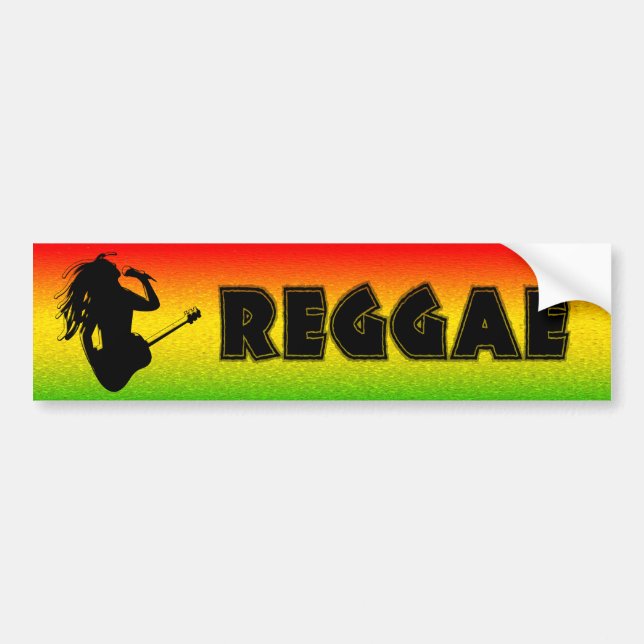 Autocollant De Voiture Adhésifs pour pare-chocs de Rasta Rastaman de (Devant)