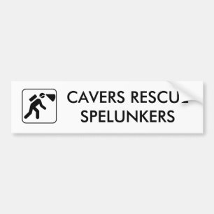 Autocollant De Voiture Adhésifs pour pare-chocs de spéléologues de