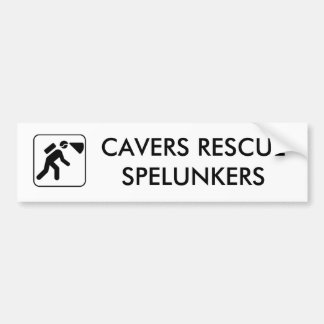 Autocollant De Voiture Adhésifs pour pare-chocs de spéléologues de