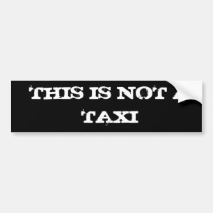 Autocollant De Voiture Adhésifs pour pare-chocs de taxi