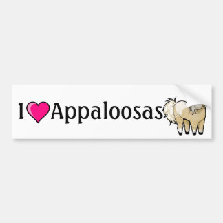 Autocollant De Voiture Adhésifs pour pare-chocs des Appaloosas I <3