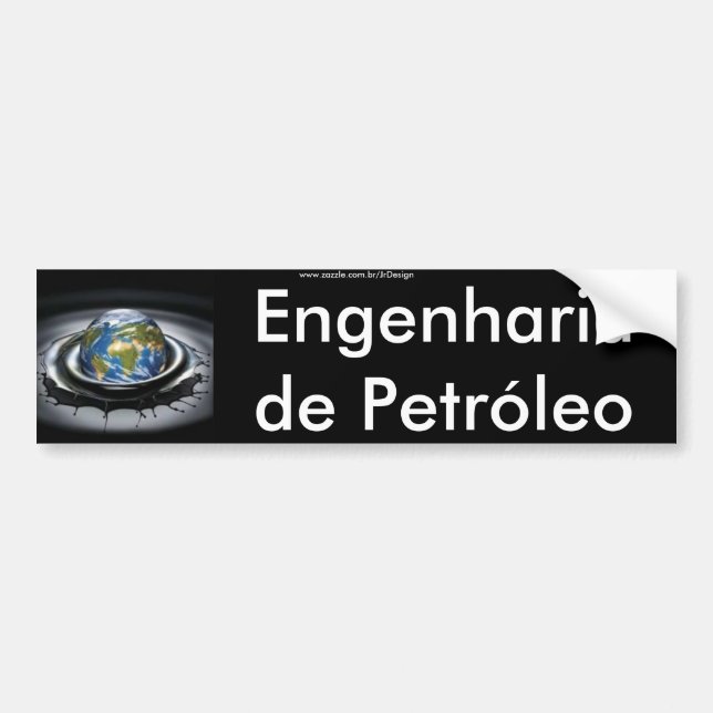 Autocollant De Voiture Adhésive Ingénierie de Pétrole (Devant)