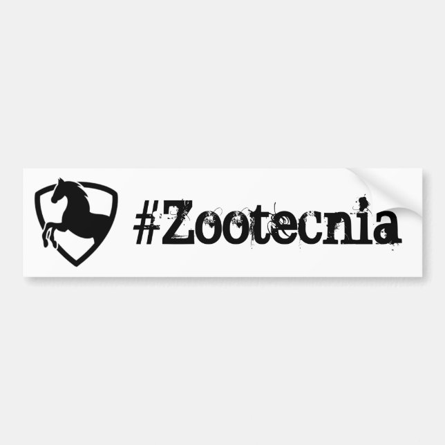 Autocollant De Voiture Adhésive Zootechnie (Devant)
