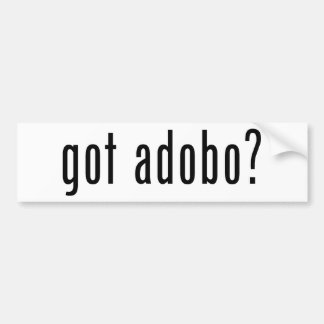Autocollant De Voiture adobo obtenu ?