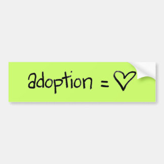 Autocollant De Voiture adoptionequalslove