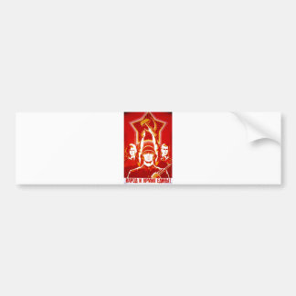 Autocollant De Voiture Affiches de propagande d'Union Soviétique de