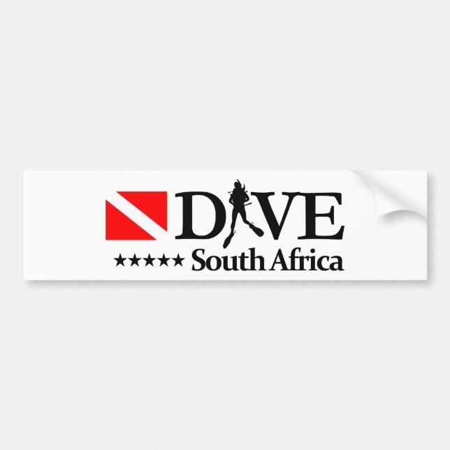 Autocollant De Voiture Afrique du Sud DV4 (Devant)