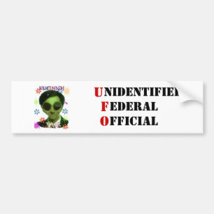 Autocollant De Voiture Agent fédéral non identifié