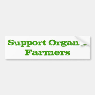 Autocollant De Voiture Agriculteurs organiques de soutien