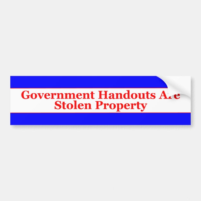 Autocollant De Voiture Aides de gouvernement (Devant)
