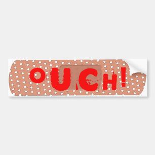 Autocollant De Voiture Aïe ! Adhésif pour pare-chocs de bandage