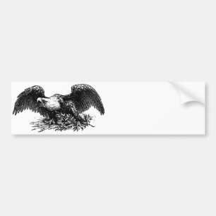 Autocollant De Voiture Aigle de guerre vintage