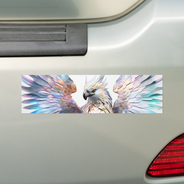 Autocollant De Voiture Aigle métallique Iridescendant (En voiture)