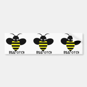 Autocollant De Voiture Ailes noires d'autocollants d'Abeille-otch