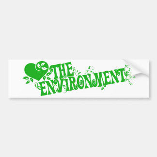 Autocollant De Voiture Aimez l'environnement