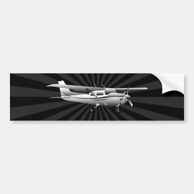 Autocollant De Voiture Aircraft Classic (Devant)