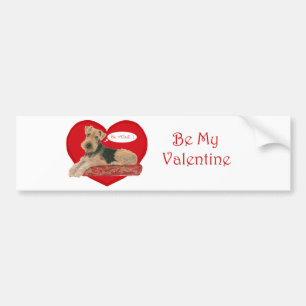 Autocollant De Voiture Airedale, Lakeland, Welsh Terrier