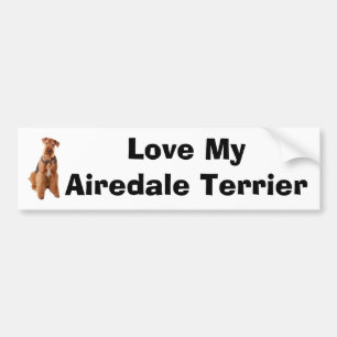 Autocollant De Voiture Airedale Terrier