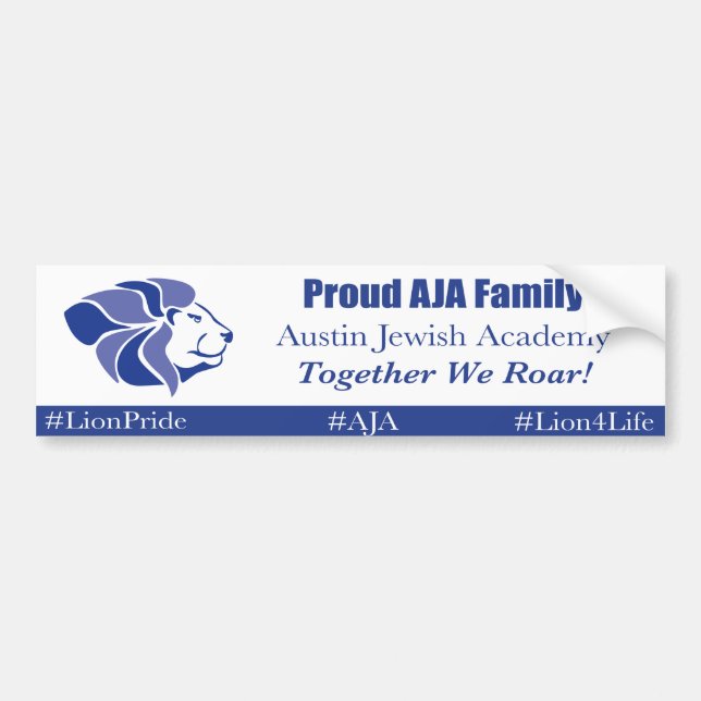 Autocollant De Voiture AJA Bumper Sticker (Devant)