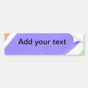 Autocollant De Voiture ajouter votre texte simple minimum personnalisé pe