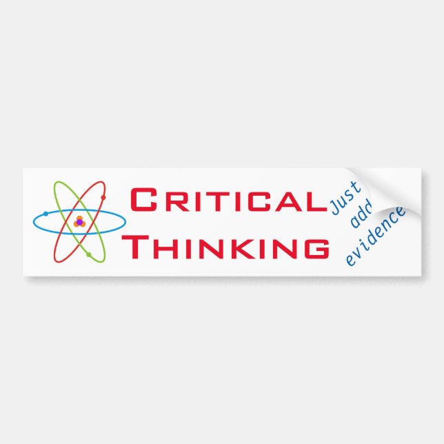 Autocollant De Voiture Ajoutez juste les preuves ! (Devant)