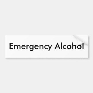 Autocollant De Voiture Alcool de secours