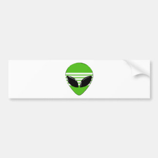 Autocollant De Voiture Alien-01