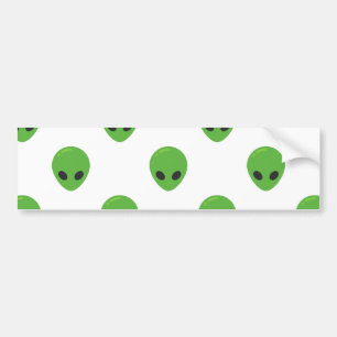 Autocollant De Voiture aliens émoji