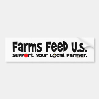 Autocollant De Voiture Alimentation États-Unis de fermes