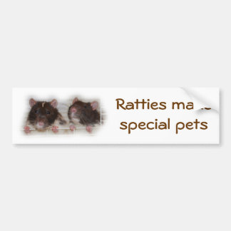 Autocollant De Voiture Alimentez-moi Rattie