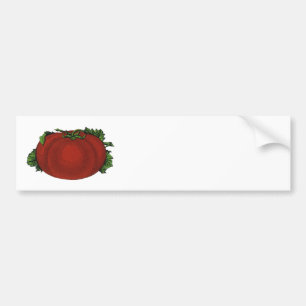 Autocollant De Voiture Aliments Vintage, Tomate Mûre, Légumes et Fruits