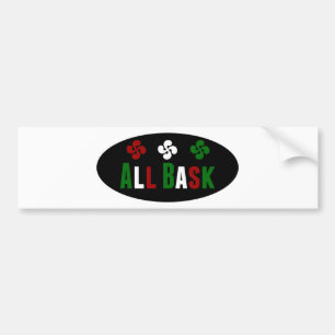 Autocollant De Voiture All Bask avec la coix