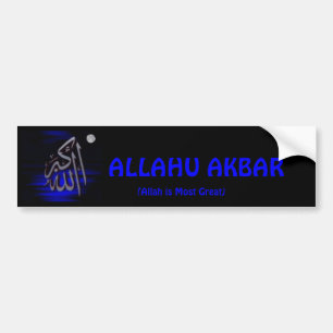 Autocollant De Voiture ALLAHU AKBAR adhésif pour pare-chocs